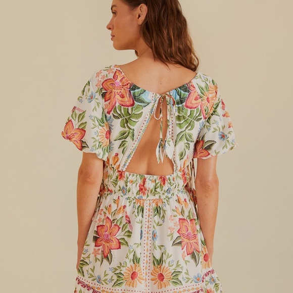 FARM Rio Multicolor Floral Mini Dress - Picture 2 of 7